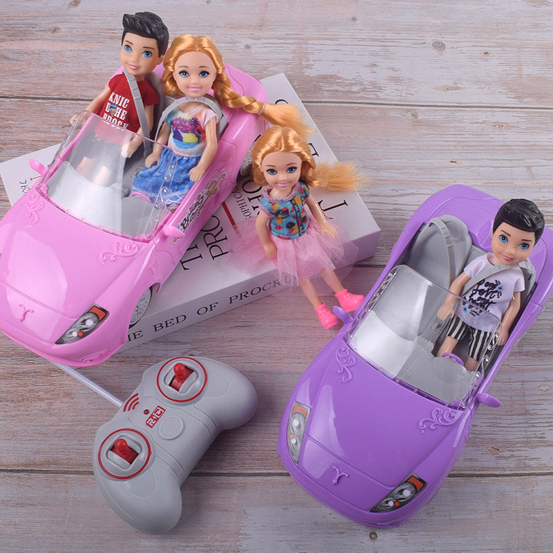 Barbie Convertible 2-Seater RC Vehicle – Feel U